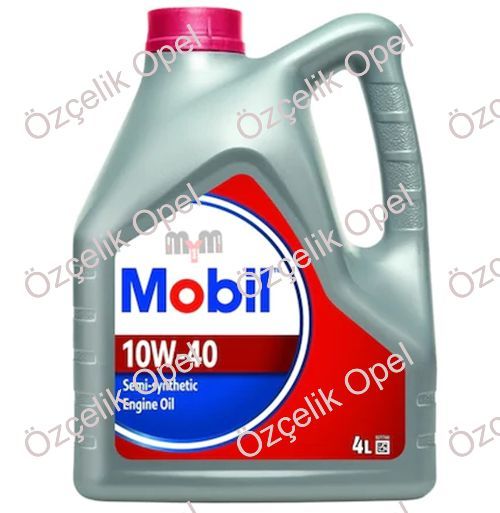MOTOR YAĞI 10W40 4 LT MOBİL - KIRMIZI KAPAK
