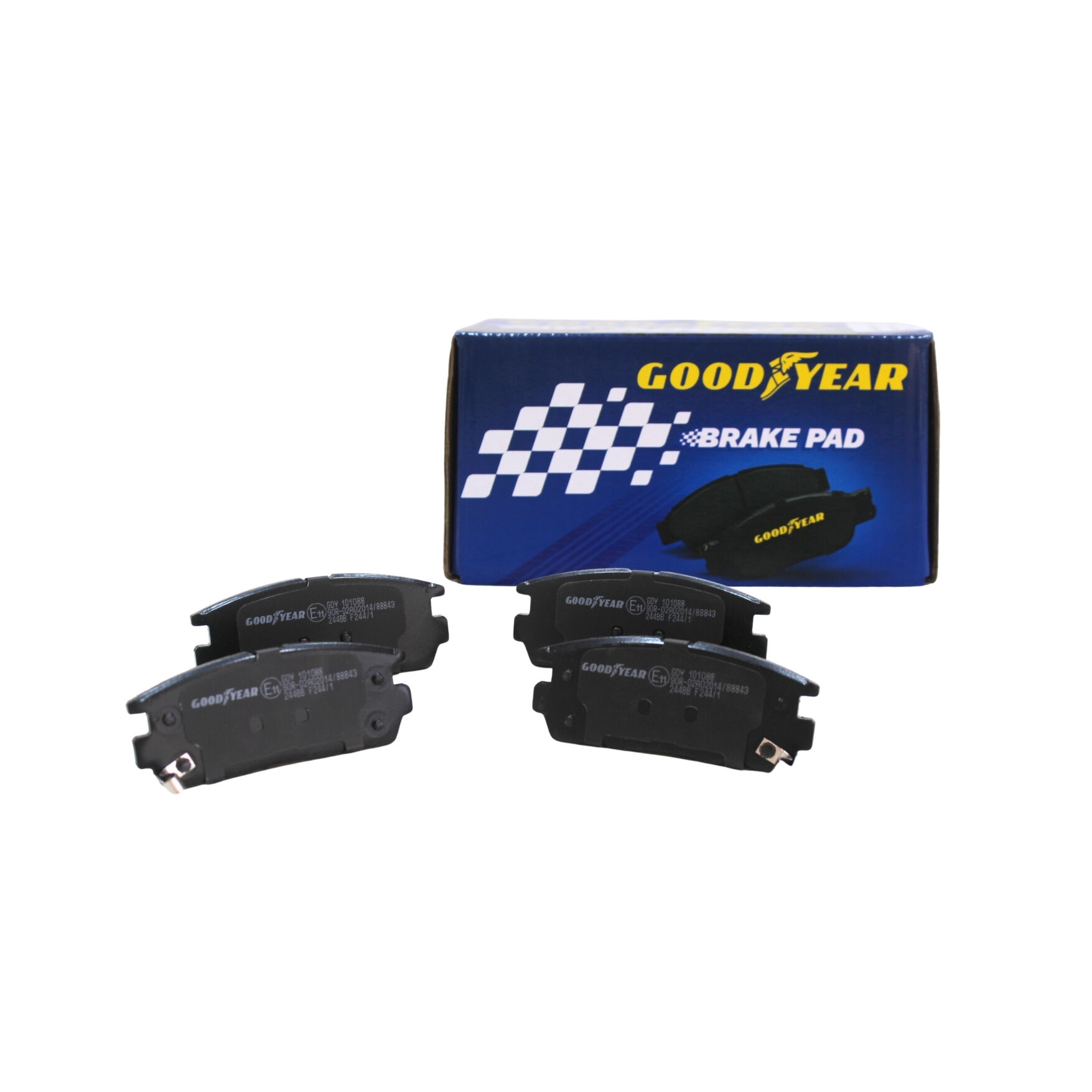 Chevrolet Captıva C100 Arka Fren Balata Takımı (Ceramic Formula) - GOODYEAR 96626076