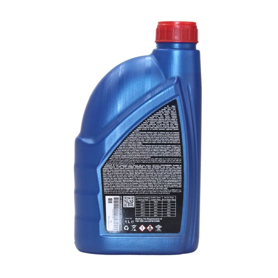 Kırmızı Antifriz 60°C  Organik 1 LT - Eurorepar 1691431380