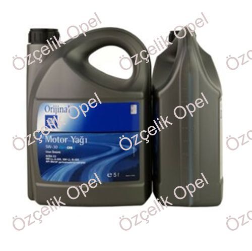 OPEL GM MOTOR YAĞI 5 LT 5/30 DEXOS 2 SİYAH AMBALAJ - GM MARKA