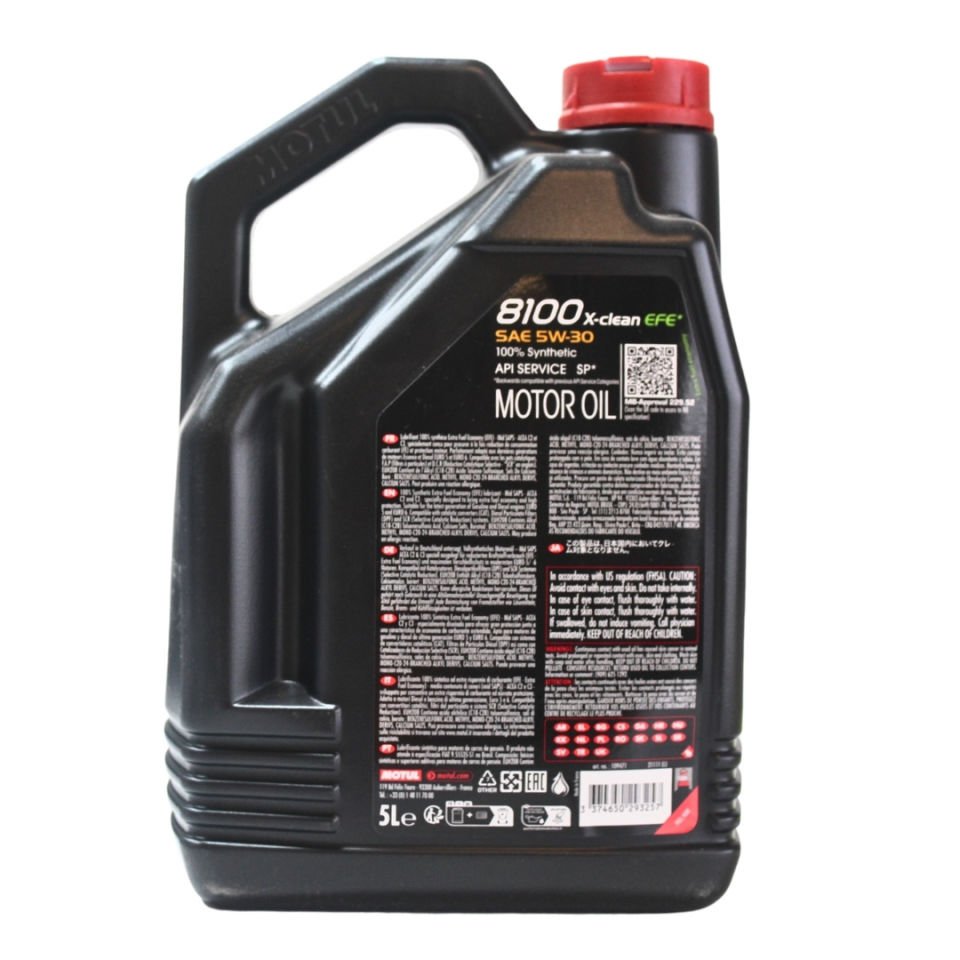 8100 X - Clean Efe 5W30 DEXOS 2  5 LT - Motul