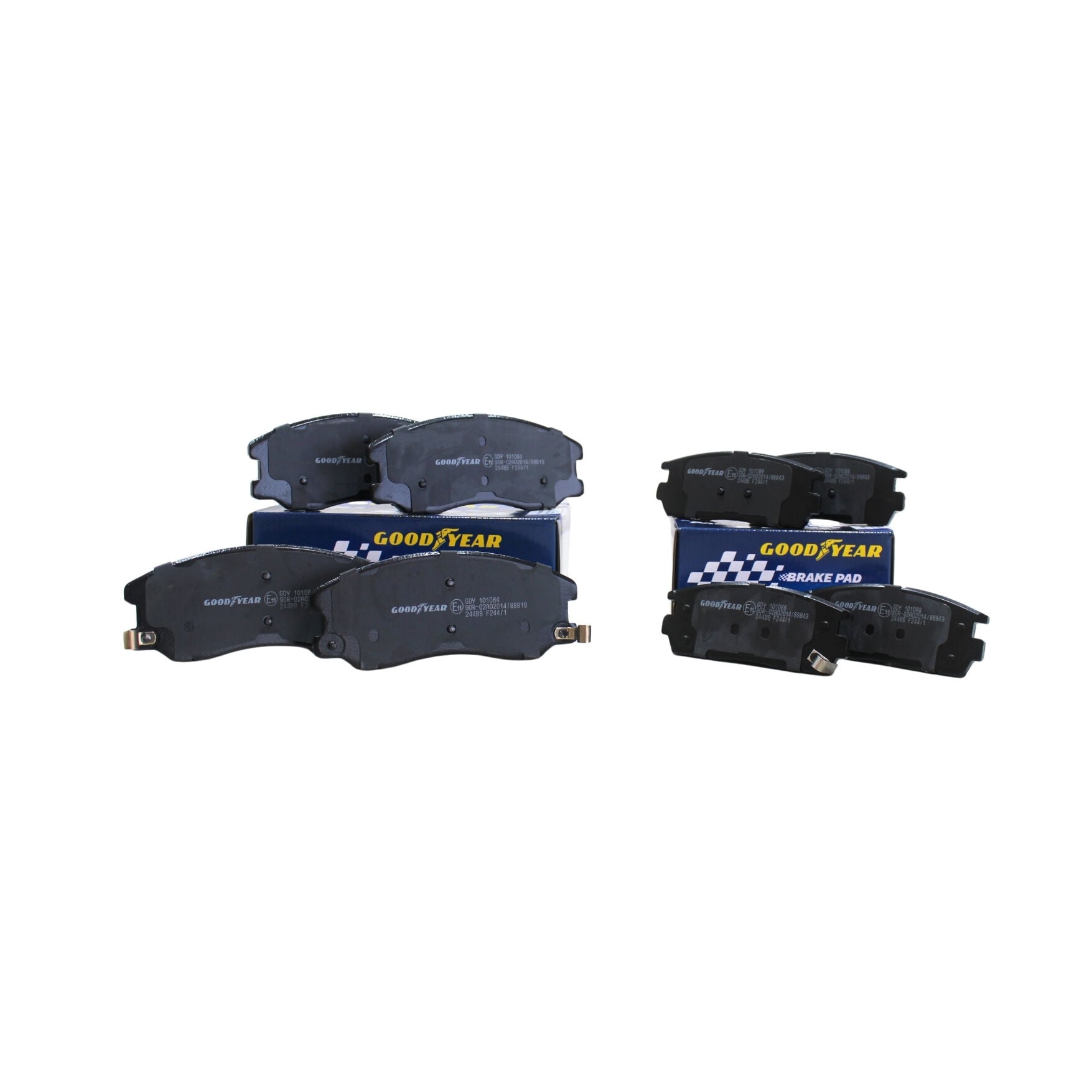 Chevrolet Captıva C100 Ön + Arka Balata Takımı (Ceramic Formula) - Goodyear 96626076 - 20789468