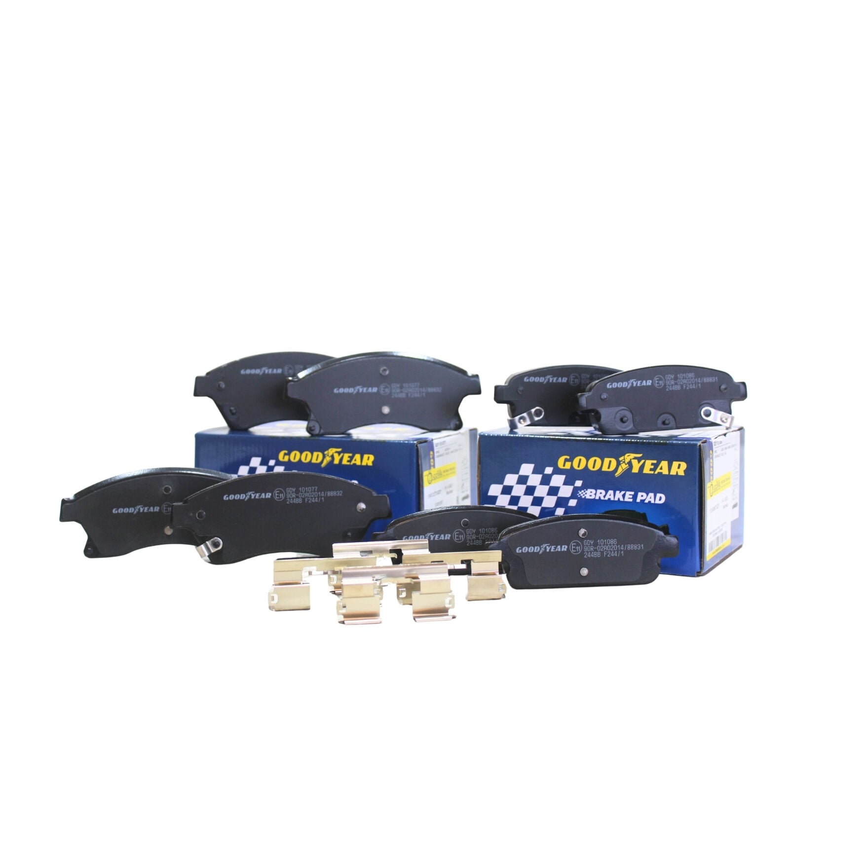 Chevrolet Cruze Ön + Arka Balata Takımı (Ceramic Formula) - Goodyear 13300867 - 13412272