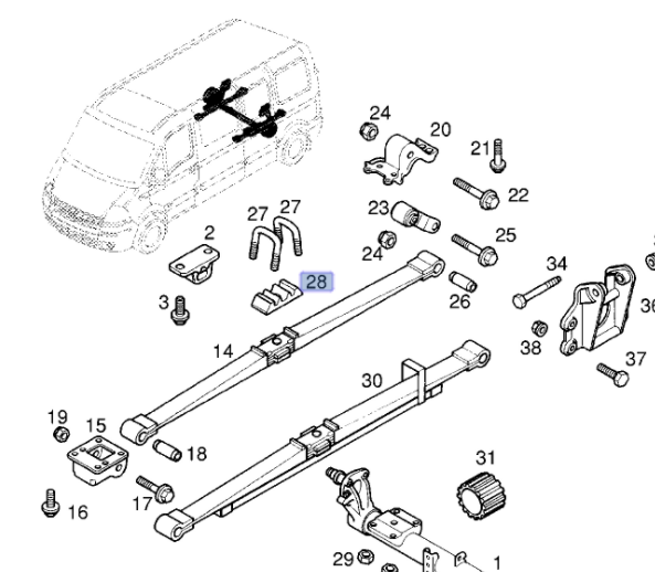 Opel Monavo A Arka Makas Tutucu - Gm Orijinal 4500200