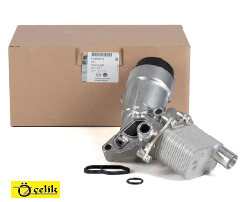 OPEL CORSA E 1.4 BENZİNLİ YAĞ SOĞUTUCU KOMPLE GM ORJİNAL 55566784 - 650039