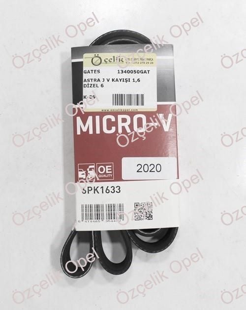 OPEL ASTRA J / ASTRA K / İNSİGNİA A / İNSİGNİA B / MOKKA / ZAFİRA C / MERİVA B V KAYIŞI 1,6 DİZEL
