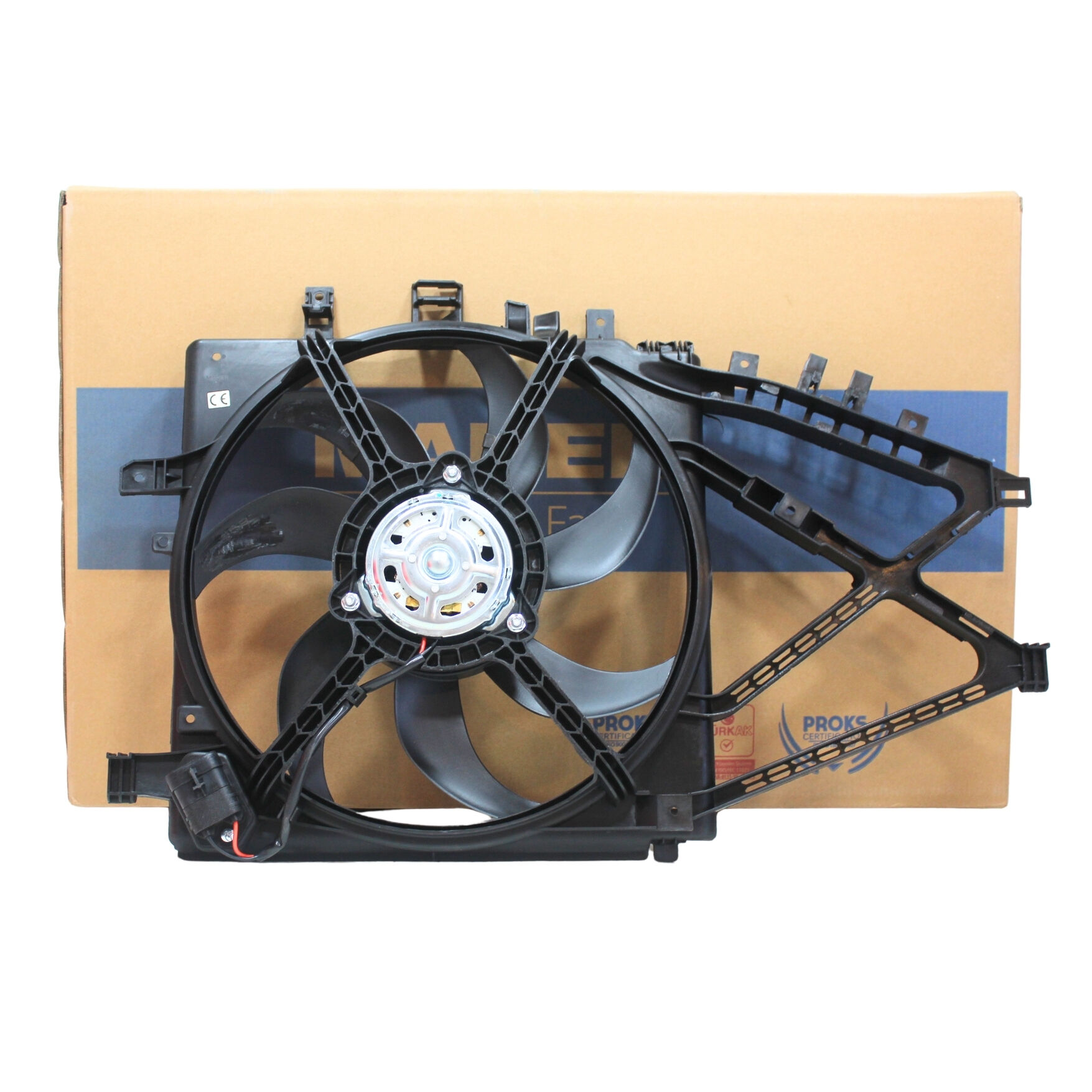 Opel Corsa C 1.7 Dizel Radyatör Fan Motor + Davlumbazı - MAHER 19228 - 1341334