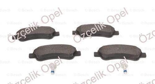 OPEL ÖN BALATA CORSA F / CROSSLAND X / PEUGEOT - 206 -207 - 208 -301 -307 - 2008 - BSG MARKA