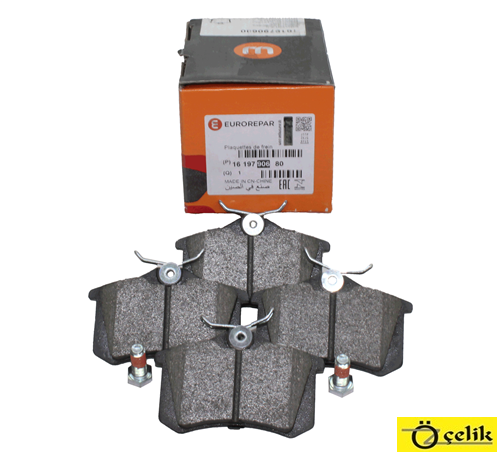 PEUGEOT 208 1.6 DİZEL ARKA FREN BALATASI - EUROREPAR 1619790680 - 3649110