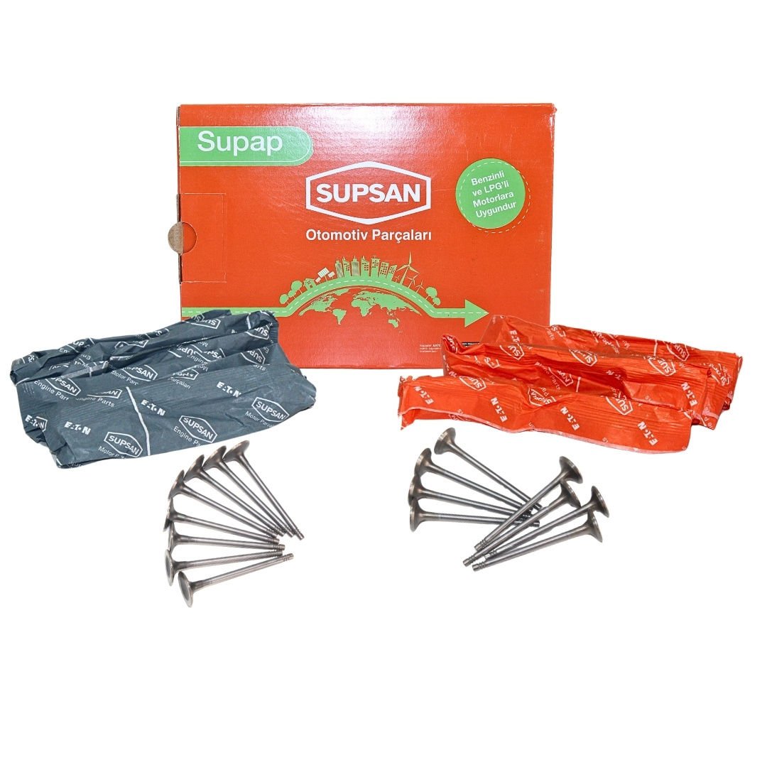 Opel Agila A  1.0 Benzinli Çelik Subap Takımı ( Emme - Egsoz) - Supsan TV-35798-40414
